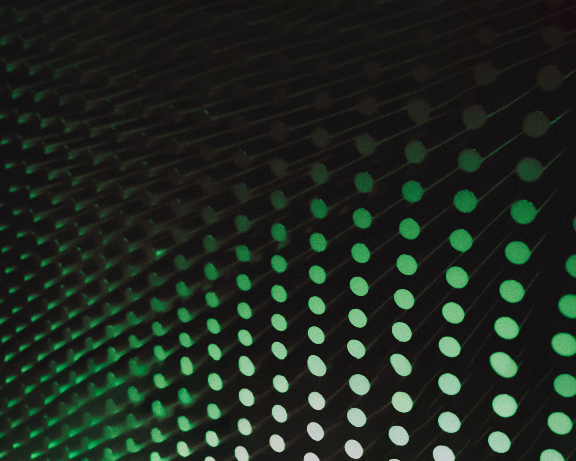 Glowing sticks in wall Simon Abele