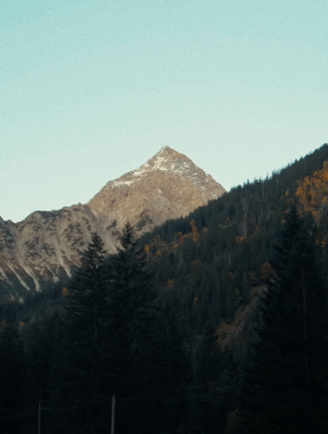 mountain peak at sunrise Simon Abele