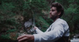 flyfishing at mountain river Simon Abele
