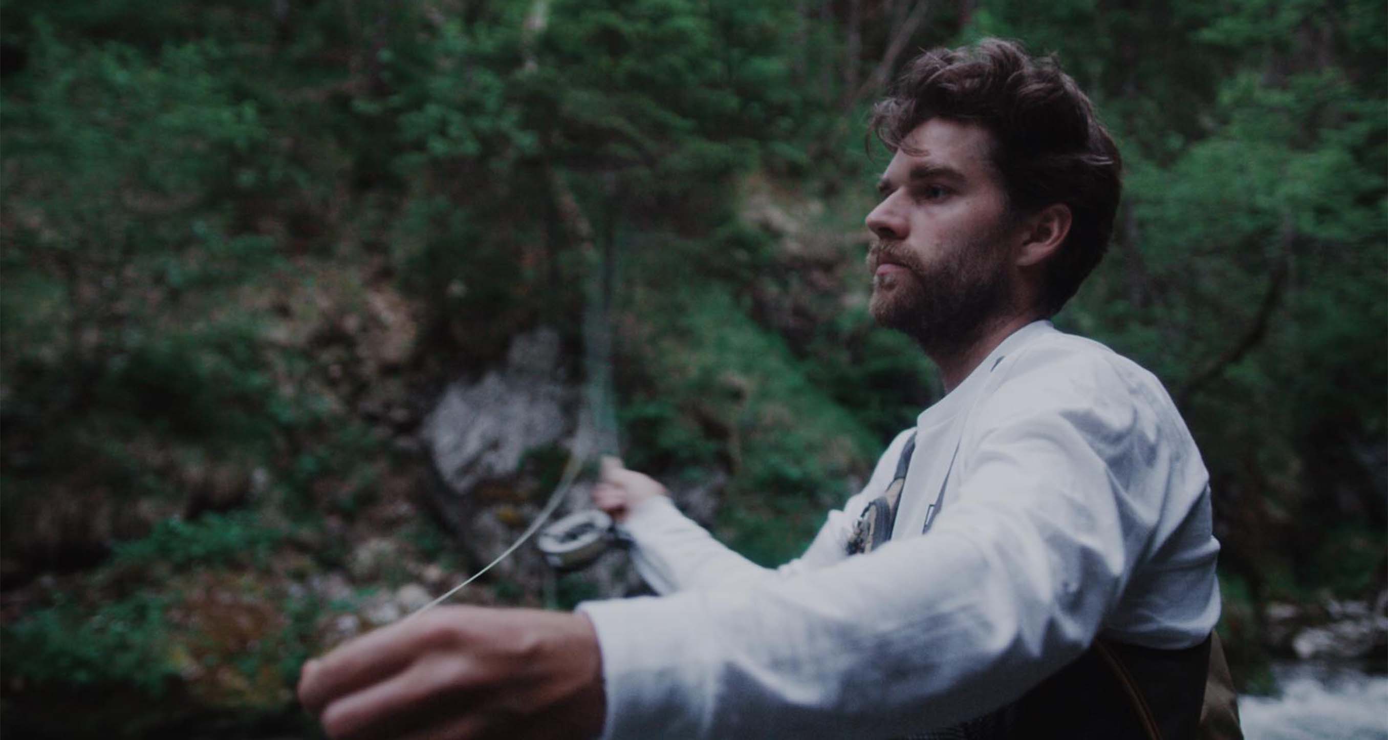 flyfishing at mountain river Simon Abele