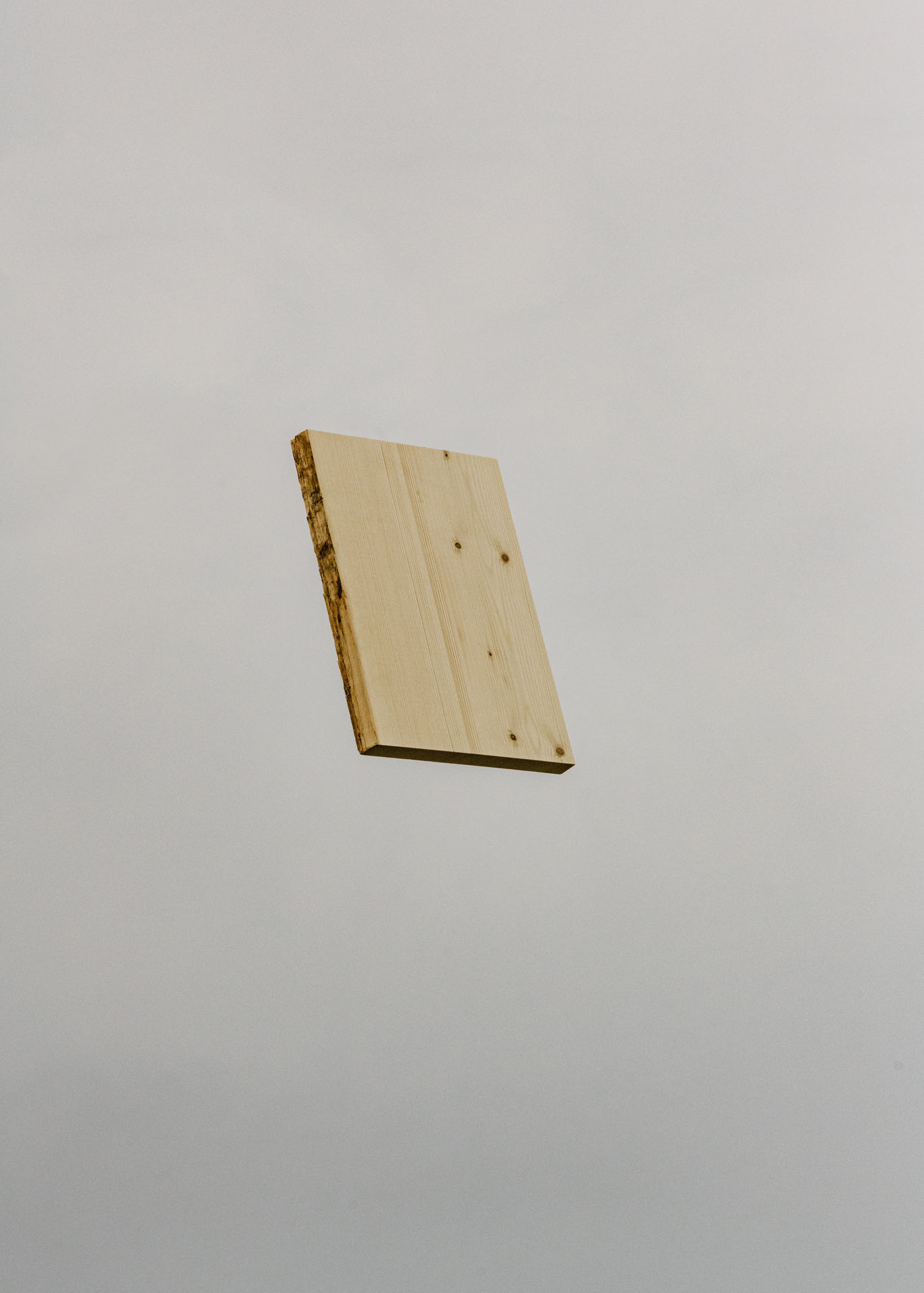 Wooden board floating Simon Abele
