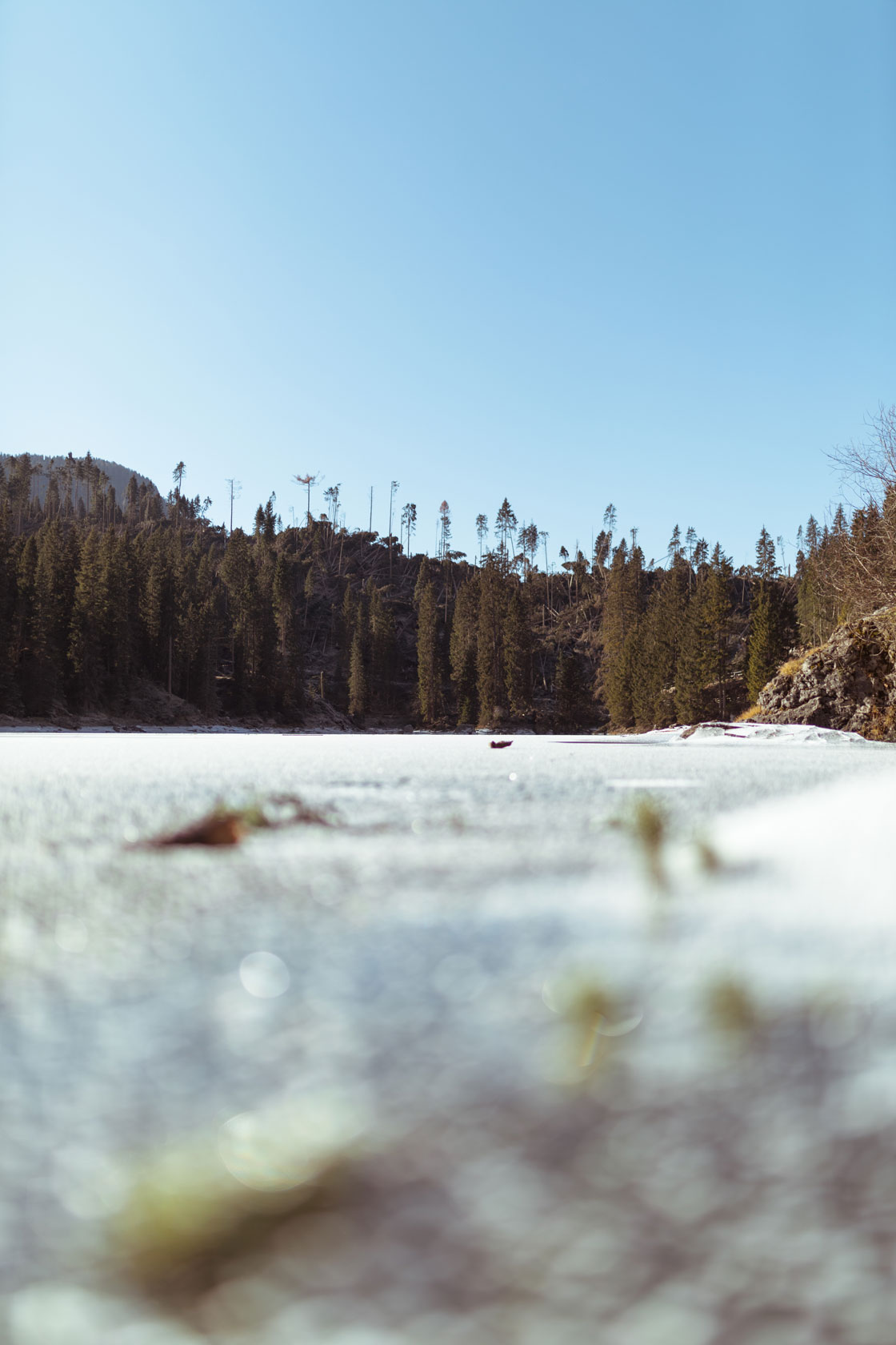 Karersee verwüstet durch Sturm Simon Abele