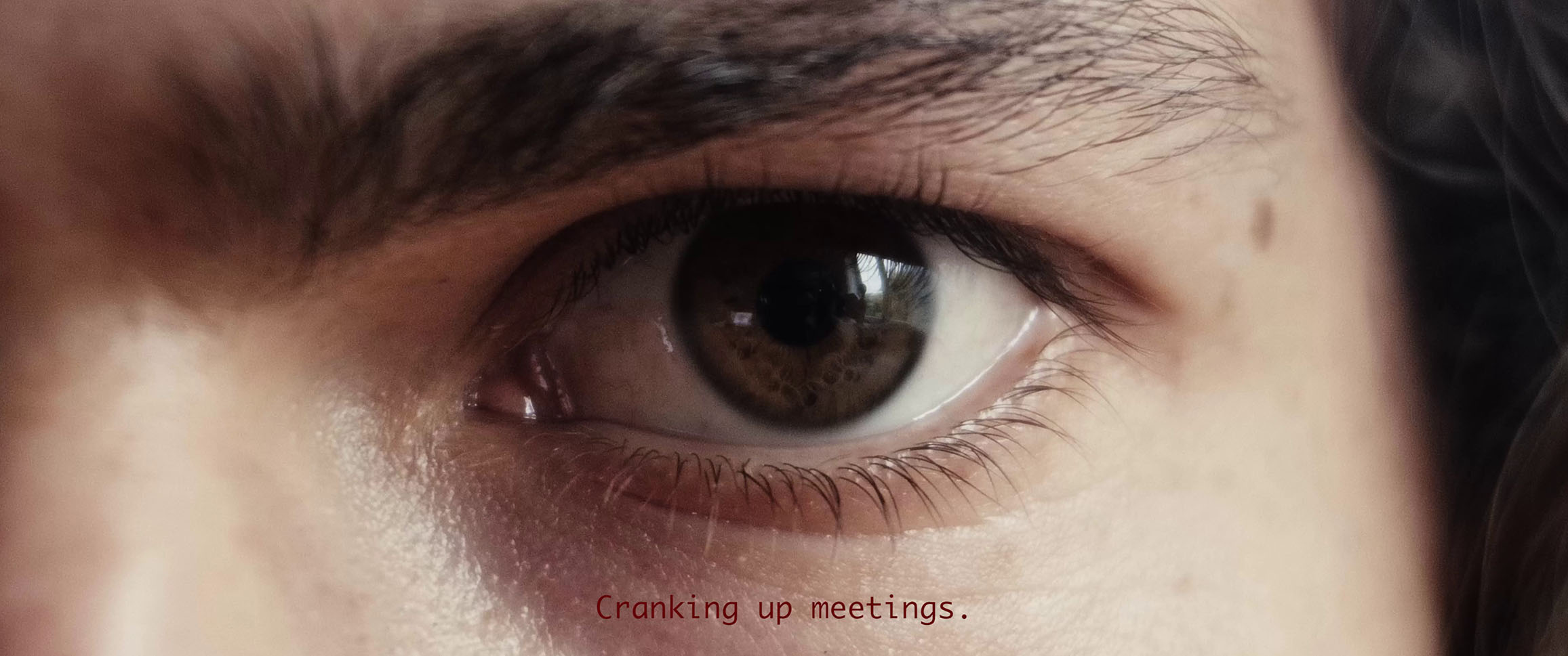 Closeup eye Simon Abele