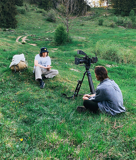 Severin and Daniel discussing the next scene Simon Abele